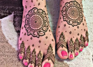 Bridal Foot Mehndi Designs