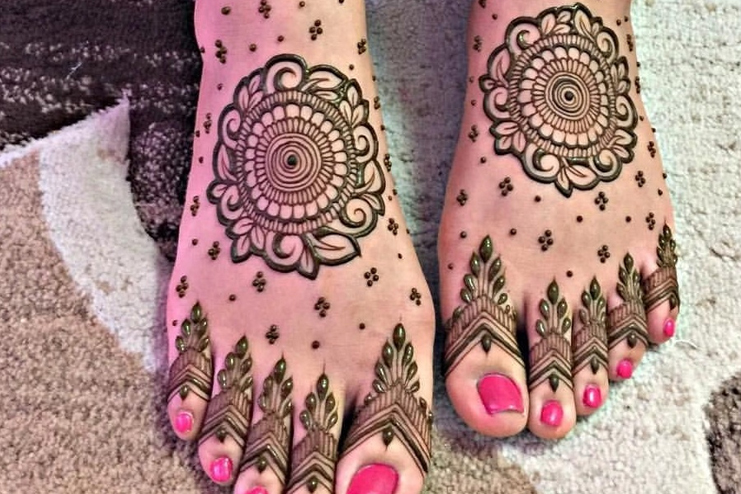 Bridal Foot Mehndi Designs
