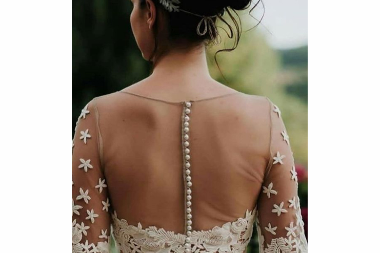 Backless Blouses With Net