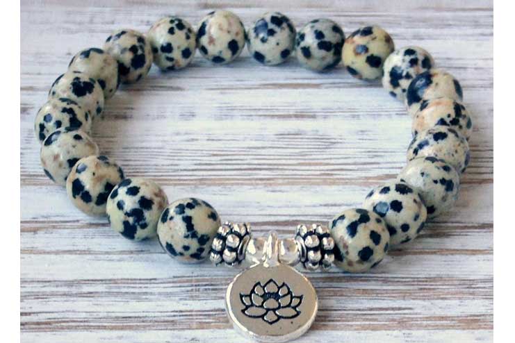 Dalmatian-gemstone-bracelet