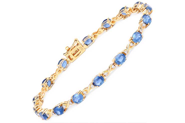 Gold-coated-bracelet-with-blue-stones