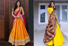 Half Saree Styles