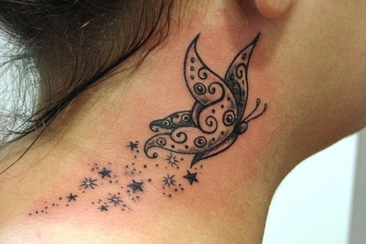 Butterfly-tattoo-with-stars