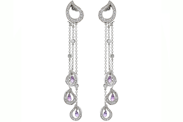 Diamond-dangle-earrings