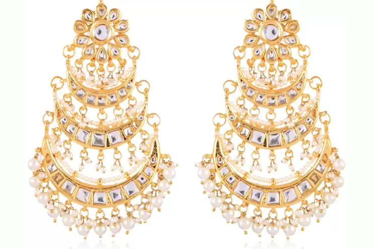 Kundan-Jhoomar-earrings
