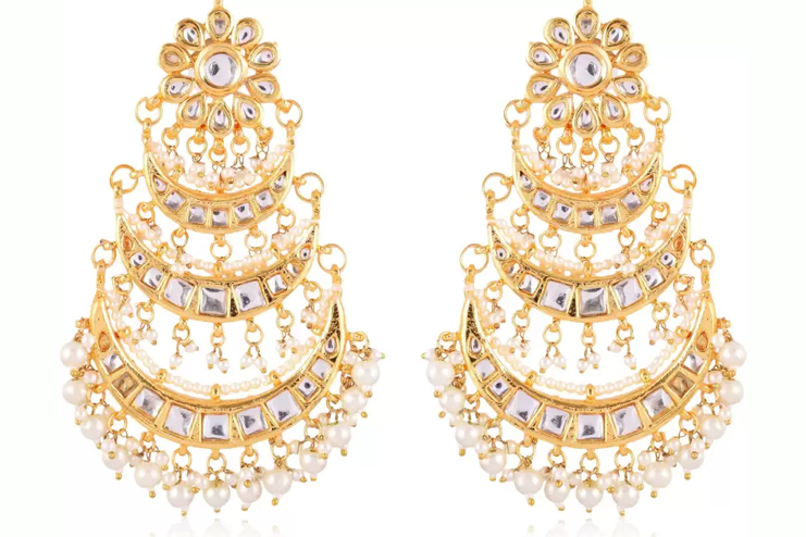 Kundan-Jhoomar-earrings