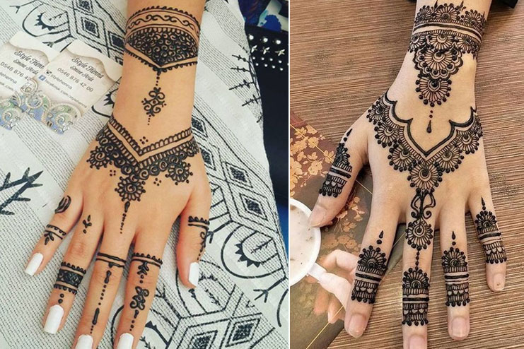 Stunning Jewellery Style Henna Designs