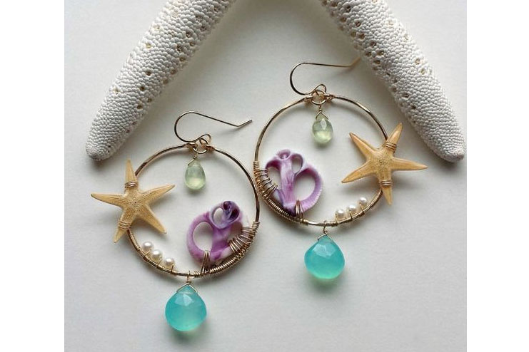 Starfish earrings