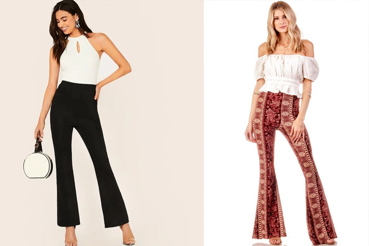 High-waist-flare-pants