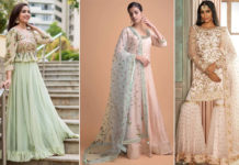 Contemporary-Dresses-For-Roka-Function