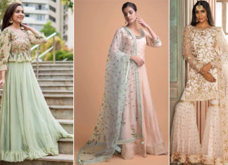 Contemporary-Dresses-For-Roka-Function