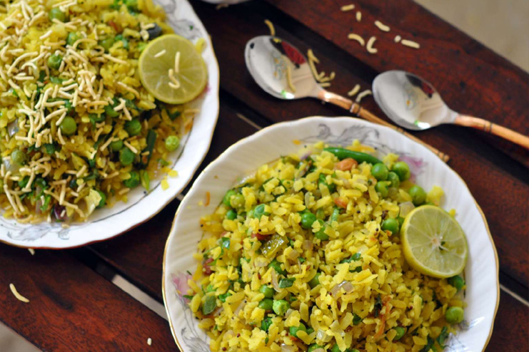 Poha-with-green-peas