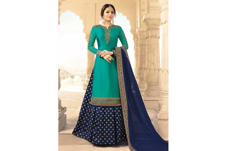 Kurti-with-lehenga