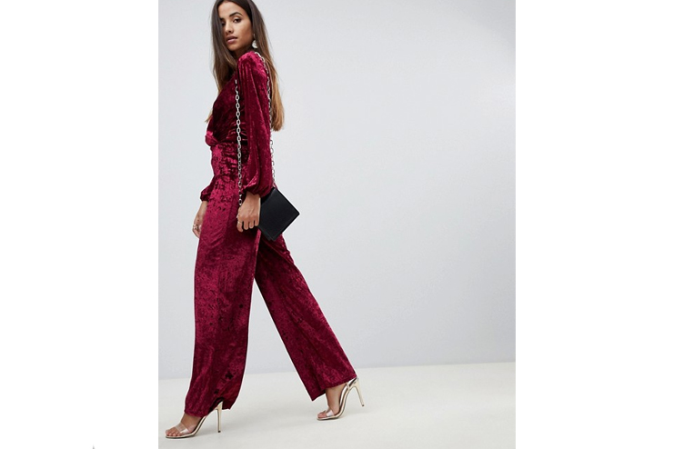 Velvet-palazzo-dress