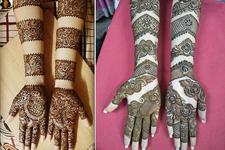 Bangle-set-mehndi-Design-on-Arm