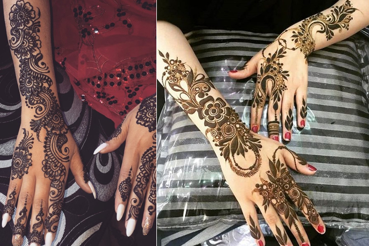 Floral-flow-Mehndi-on-Arm