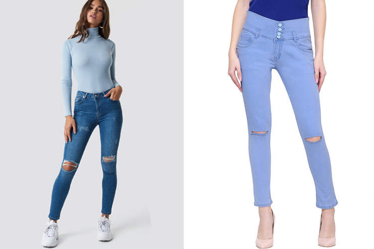 Mid-waist-jeans
