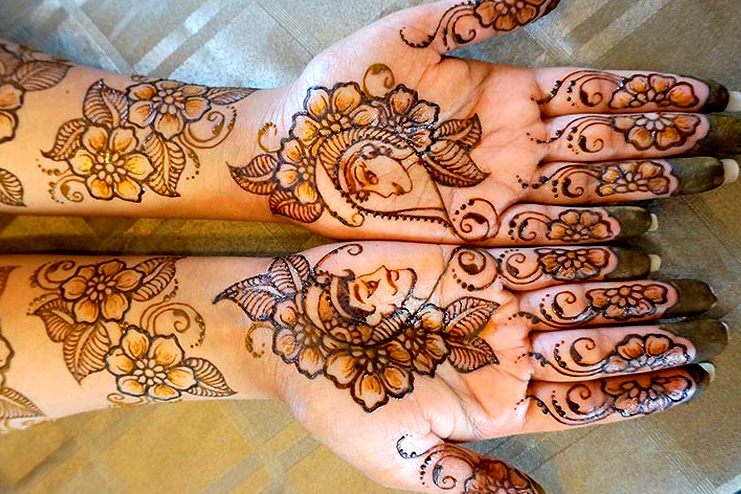 Heart-Shaped-Mehndi-Designs-for-Brides