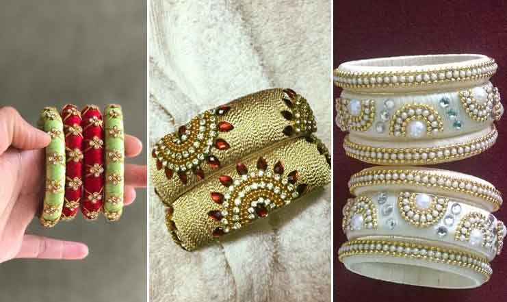 16 Pretty Silk Thread Bangle Designs- Impressive Fashion