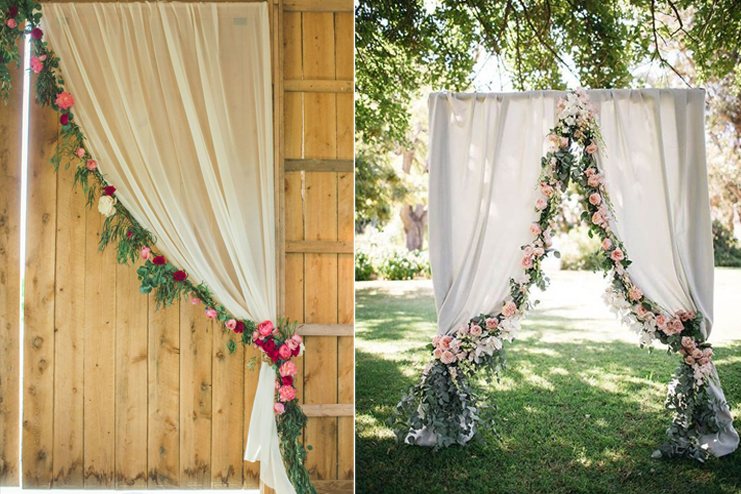 Curtains-with-local-flowers