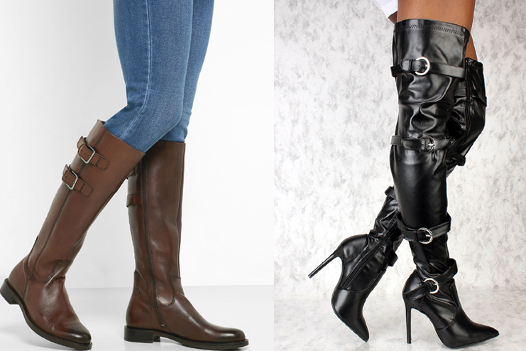 High-knee-boots-with-buckles