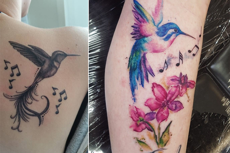 Hummingbird-tattoo-with-music-notes