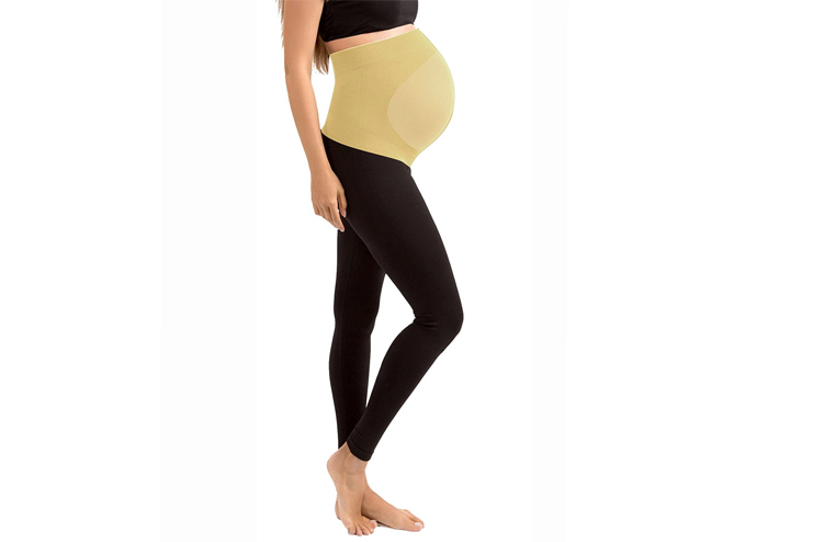 NewMom Maternity Leggings with Seamless Tummy Support With Excellent Stretchability