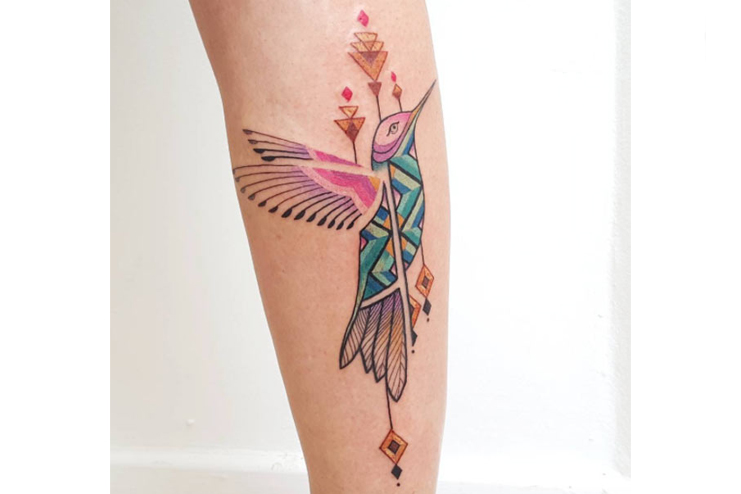 Segmented-hummingbird-tattoo