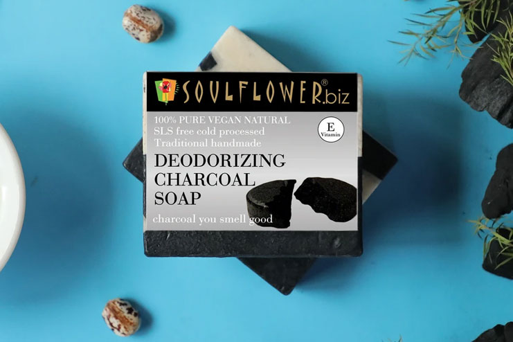 Soulflower Handmade Charcoal Soap