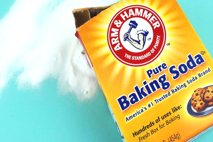 Baking soda and water- For feet soak