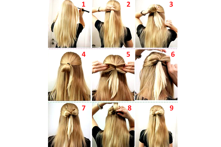 Bow hairstyle
