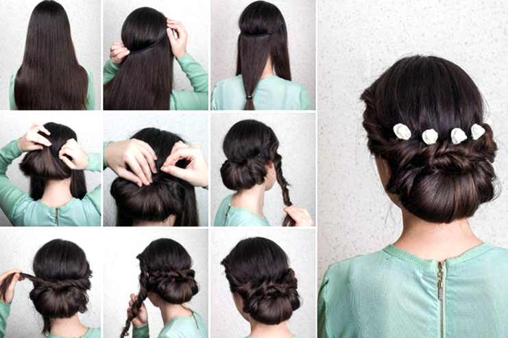 Classy updo hairstyle