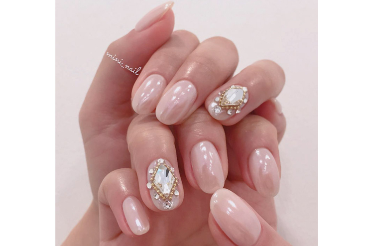 Diamond-bridal-nail-art
