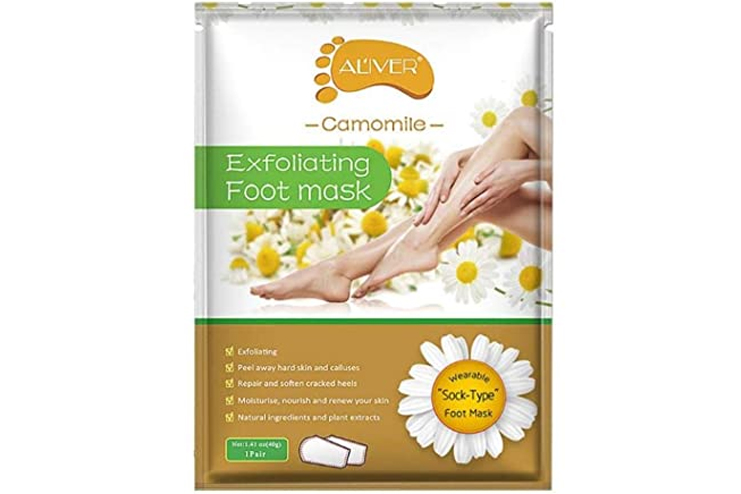 Digital-Shoppy-2-pc-1-pair-camomile-Feet-Exfoliating-Foot-Mask