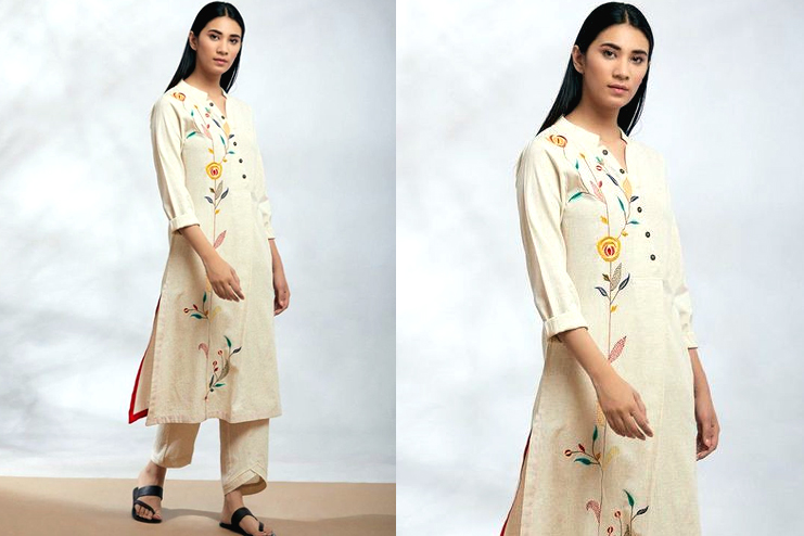 Printed-khadi-outfit