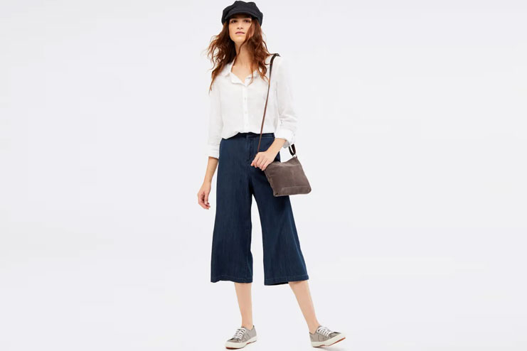 Shirt and culottes