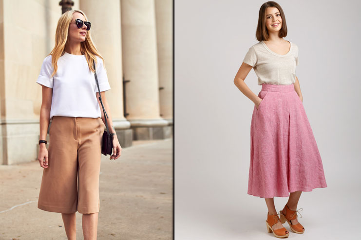 Tee and culottes