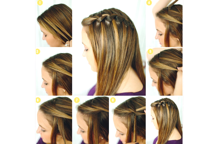 Waterfall-braid