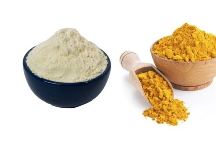 Turmeric and Gram Flour